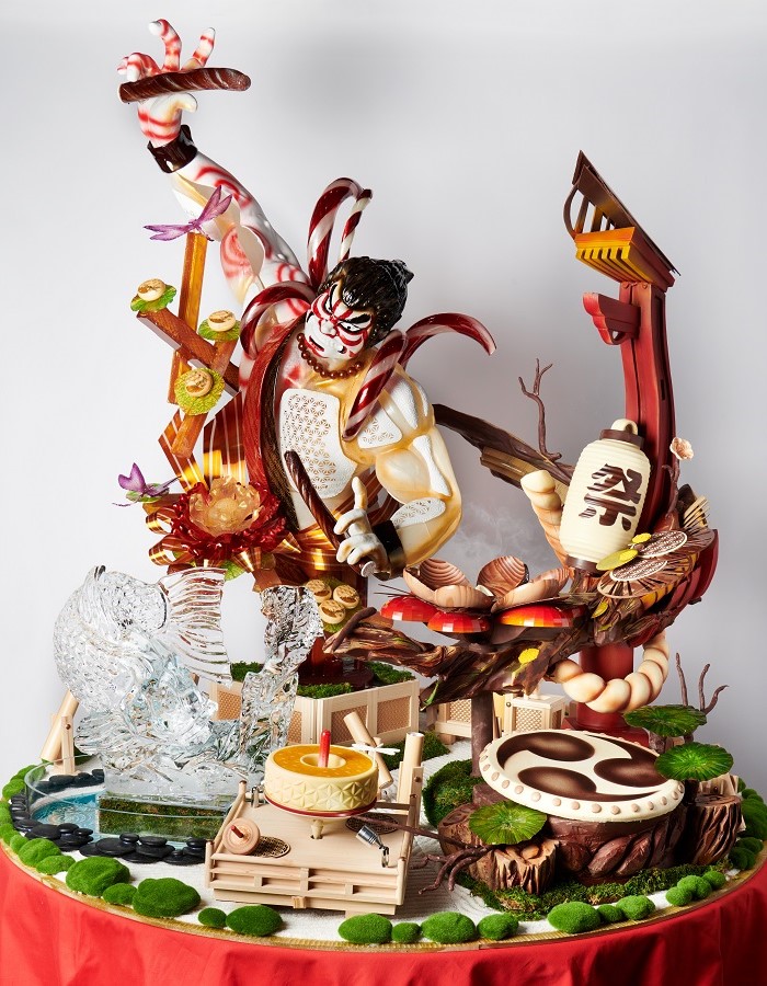 Japan sugar chocolate sculptures